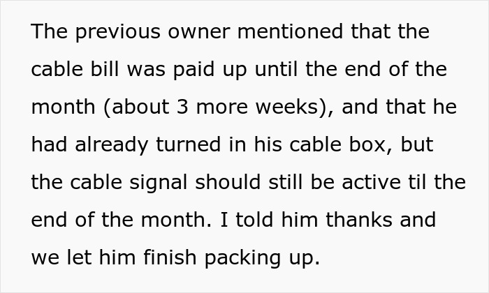 Person Maliciously Complies With Company Claiming They Don’t Have Cable Person Maliciously Complies With Company Claiming They Don’t Have Cable