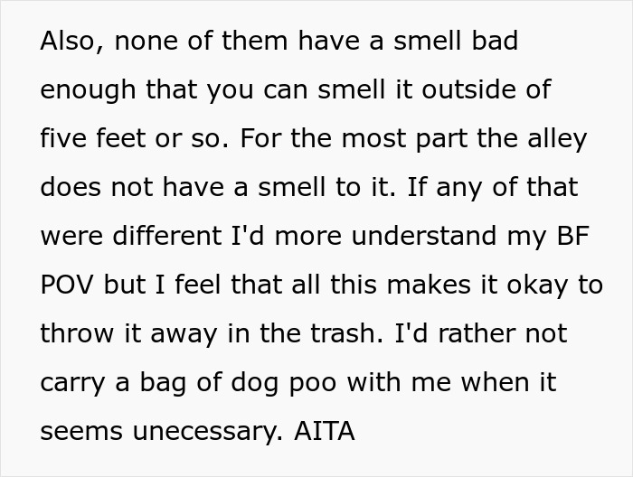 Woman Throws Dog Waste In Her Neighbors’ Bins And Doesn’t See The Problem With It, BF Ends It