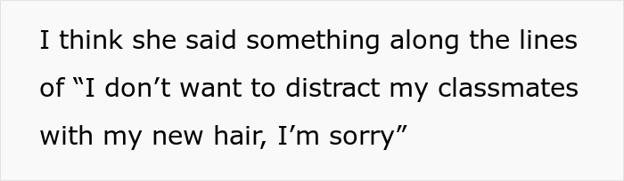 “Smiled, Took It Off”: Student Maliciously Complies, Takes Off Her Wig As Per Teacher's Demands “Smiled, Took It Off”: Student Maliciously Complies, Takes Off Her Wig As Per Teacher's Demands