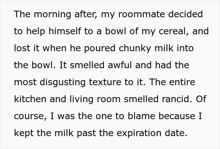 Guy Refuses To Stop Stealing Roommate's Food, Loses It When They Start 'Experimenting' With It Guy Refuses To Stop Stealing Roommate's Food, Loses It When They Start 'Experimenting' With It