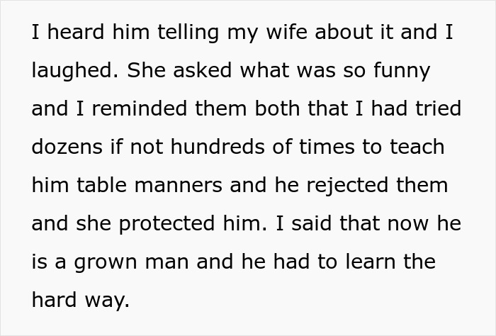 Guy Disregards Dad’s Advice On Table Manners, Regrets It During A Dinner With His GF’s Family Guy Disregards Dad’s Advice On Table Manners, Regrets It During A Dinner With His GF’s Family