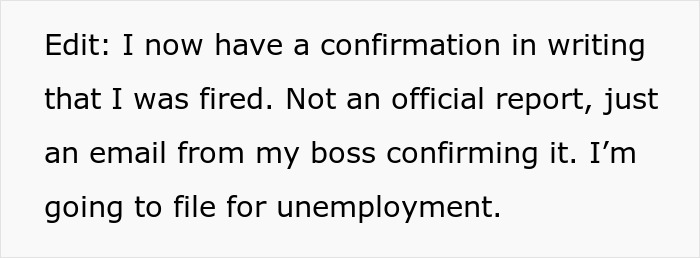 Woman Gets Fired From A Good Job With No Warning Or Reason, Netizens Say It’s Because Of Her Illness Woman Gets Fired From A Good Job With No Warning Or Reason, Netizens Say It’s Because Of Her Illness
