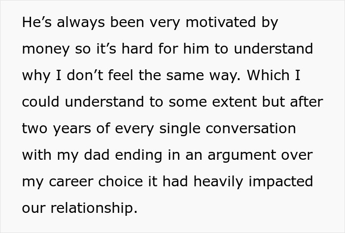Dad Offers Daughter A Deal So She Changes The Job He’s Embarrassed About, He Ends Up With Nothing Dad Offers Daughter A Deal So She Changes The Job He’s Embarrassed About, He Ends Up With Nothing
