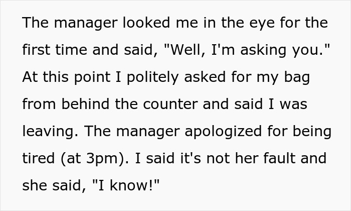Person Ditches Mid-Job Interview With A Smile On Their Face After Seeing The Awful Management