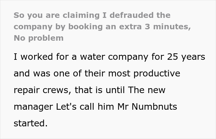 Boss Scolds Employee Who Pulled Off 20-Hour Monster Shift And Left 3 Minutes Early, Regret Ensues Boss Scolds Employee Who Pulled Off 20-Hour Monster Shift And Left 3 Minutes Early, Regret Ensues