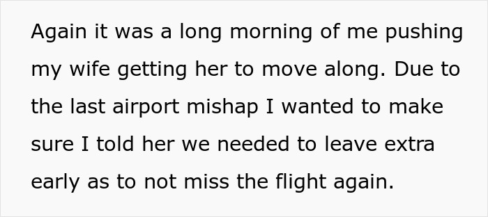 Man Is Done With Wife Always Making Them Miss Flights, Boards Plane Alone And Leaves Her Behind