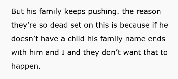 Family Pushes Son To Have Kids To Carry On Their Name, He Plans A Surprise They Won’t Like Family Pushes Son To Have Kids To Carry On Their Name, He Plans A Surprise They Won’t Like