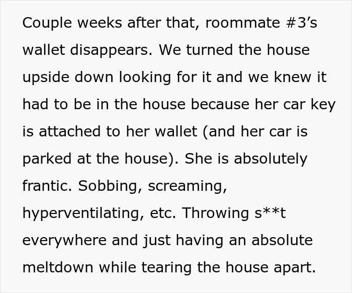 Woman Has Meltdown Over A Lost Wallet, Roommate Finds Out Why And Pulls Petty Revenge Woman Has Meltdown Over A Lost Wallet, Roommate Finds Out Why And Pulls Petty Revenge