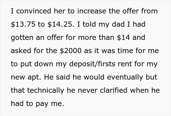 Dad Offers Daughter A Deal So She Changes The Job He’s Embarrassed About, He Ends Up With Nothing Dad Offers Daughter A Deal So She Changes The Job He’s Embarrassed About, He Ends Up With Nothing