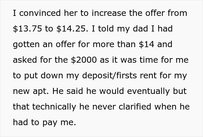 Dad Offers Daughter A Deal So She Changes The Job He’s Embarrassed About, He Ends Up With Nothing