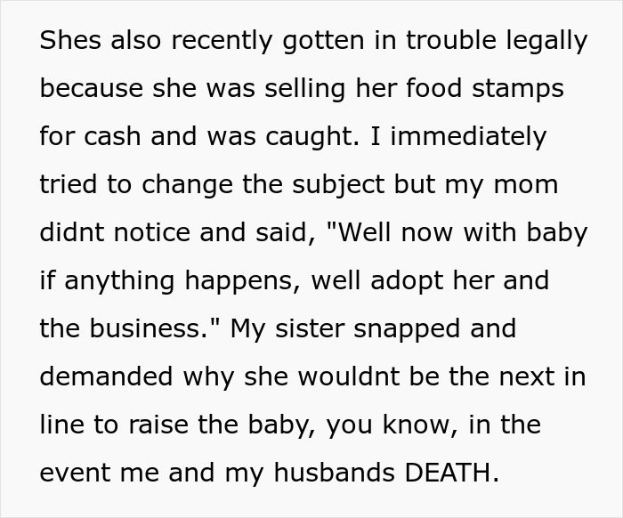 Woman Bluntly Tells Sister Why She Can’t Trust Her With Her Baby, Sister Storms Out Woman Bluntly Tells Sister Why She Can’t Trust Her With Her Baby, Sister Storms Out