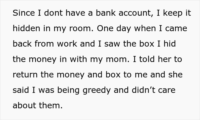 “If I Didn’t Agree, I Could Leave”: Teen Moves Out After Parents Try To Claim Their Money “If I Didn’t Agree, I Could Leave”: Teen Moves Out After Parents Try To Claim Their Money