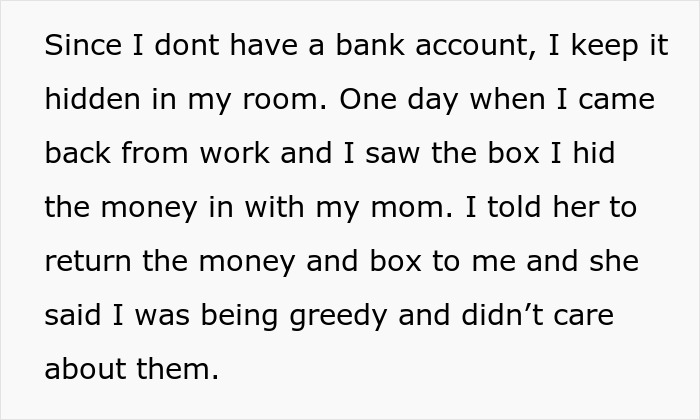 “If I Didn’t Agree, I Could Leave”: Teen Moves Out After Parents Try To Claim Their Money
