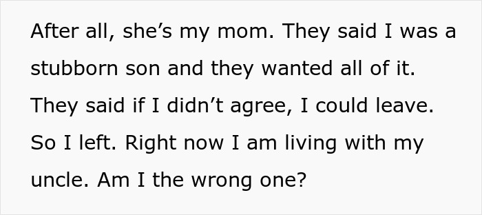 “If I Didn’t Agree, I Could Leave”: Teen Moves Out After Parents Try To Claim Their Money “If I Didn’t Agree, I Could Leave”: Teen Moves Out After Parents Try To Claim Their Money