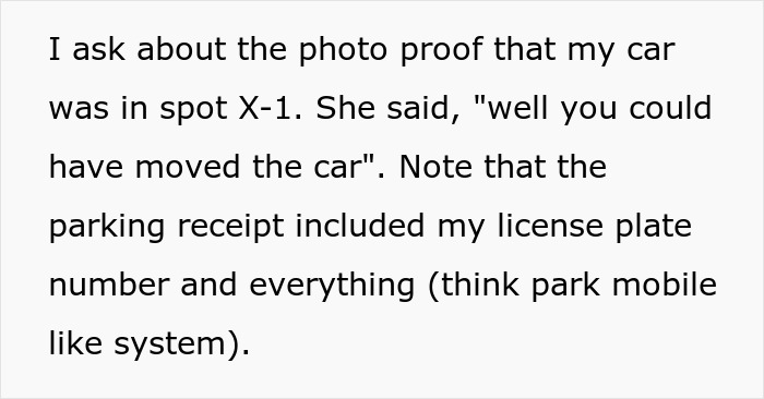 Woman Gets Parking Ticket Despite Paying For Spot, Uses The Same Backward Logic To Fight It