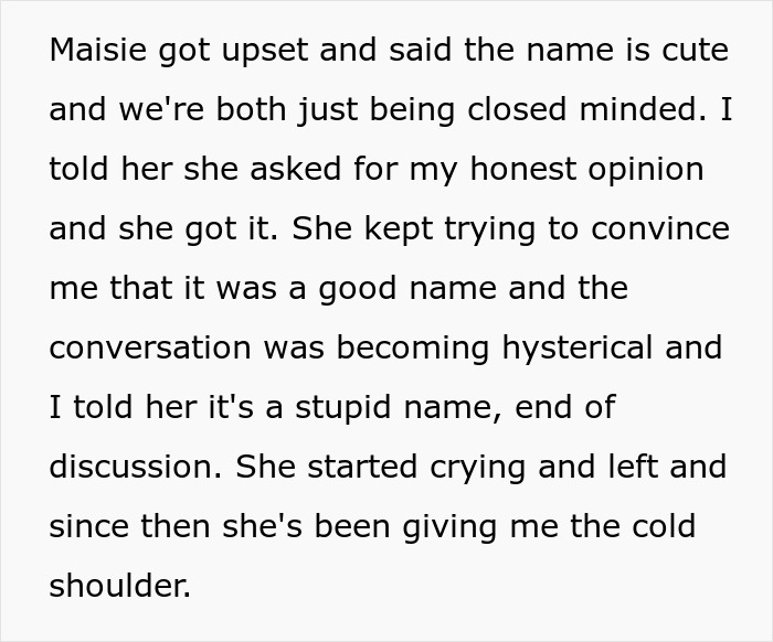 Woman Supports BIL When He Worries That Kid Will Be Bullied Due To Wife’s Chosen Name Woman Supports BIL When He Worries That Kid Will Be Bullied Due To Wife’s Chosen Name