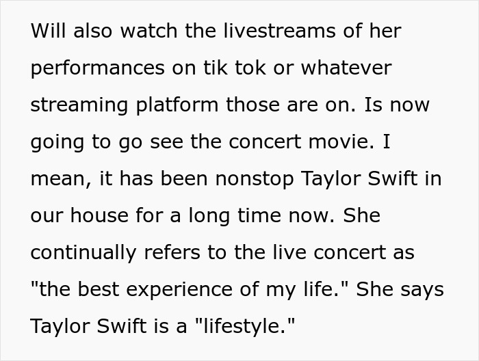 "Blew Up On Me About How I Don't Support Her": Wife's Obsession With Taylor Swift Goes Too Far "Blew Up On Me About How I Don't Support Her": Wife's Obsession With Taylor Swift Goes Too Far