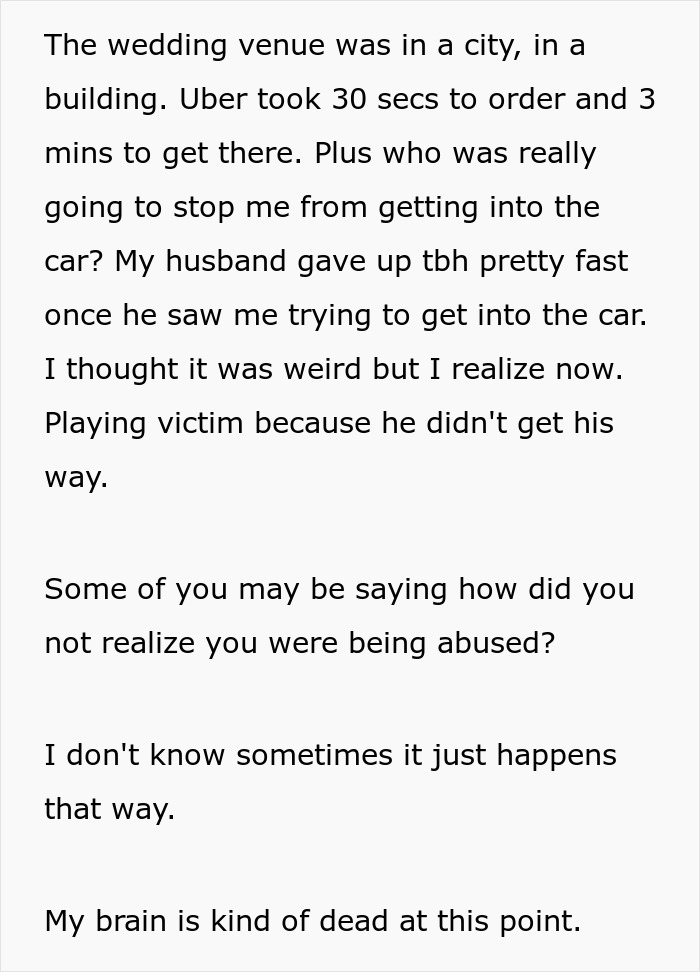Bride Divorces Husband A Day After Wedding, Realizes The Obvious Red Flags She’s Been Ignoring Bride Divorces Husband A Day After Wedding, Realizes The Obvious Red Flags She’s Been Ignoring