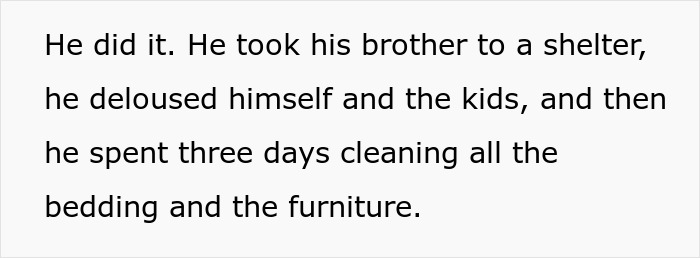 Man Takes In Homeless Brother Against Wife’s Wishes, She Leaves Him To Deal With Lice Alone Man Takes In Homeless Brother Against Wife’s Wishes, She Leaves Him To Deal With Lice Alone