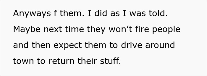 “Send My Laptop Back After A Layoff? OK”: Worker Maliciously Complies, Costing Company Hundreds “Send My Laptop Back After A Layoff? OK”: Worker Maliciously Complies, Costing Company Hundreds