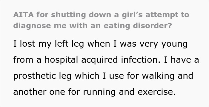Woman Leaves Dinner Embarrassed After Pushing An ED Diagnosis On A Woman Who Was Not Having It Woman Leaves Dinner Embarrassed After Pushing An ED Diagnosis On A Woman Who Was Not Having It