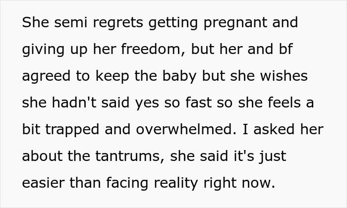 Woman Wants Her Pregnant Daughter To Start Being An Adult, She Bursts Into A Tantrum Woman Wants Her Pregnant Daughter To Start Being An Adult, She Bursts Into A Tantrum