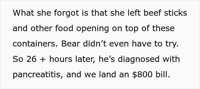 Woman Gets $800 Vet Bill After Her Dog Eats Roommate's Food, Wonders Who's To Blame Woman Gets $800 Vet Bill After Her Dog Eats Roommate's Food, Wonders Who's To Blame
