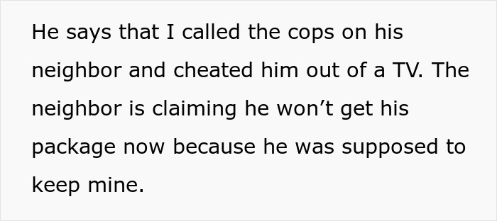 Guy Thinks He's Entitled To Neighbor's TV, Regrets It Guy Thinks He's Entitled To Neighbor's TV, Regrets It