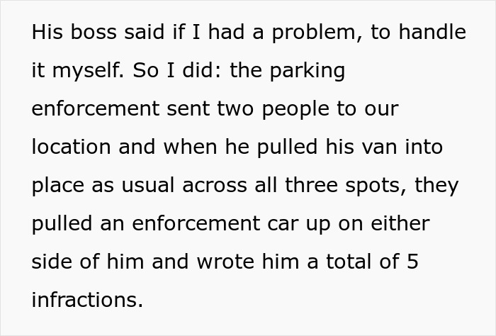Worker Maliciously Complies With Suggestion To Deal With Delivery Driver Who Hogs The Handicap Spot Worker Maliciously Complies With Suggestion To Deal With Delivery Driver Who Hogs The Handicap Spot