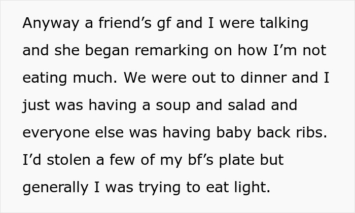 Woman Leaves Dinner Embarrassed After Pushing An ED Diagnosis On A Woman Who Was Not Having It Woman Leaves Dinner Embarrassed After Pushing An ED Diagnosis On A Woman Who Was Not Having It