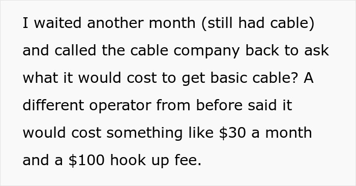 Person Maliciously Complies With Company Claiming They Don’t Have Cable