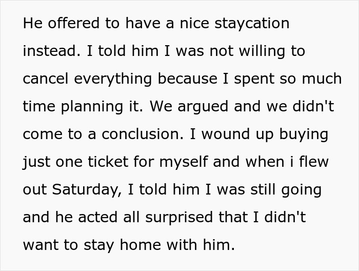 Guy Has One Job Before A Vacation With Wife, She Ditches Him When He Fails To Do It Guy Has One Job Before A Vacation With Wife, She Ditches Him When He Fails To Do It