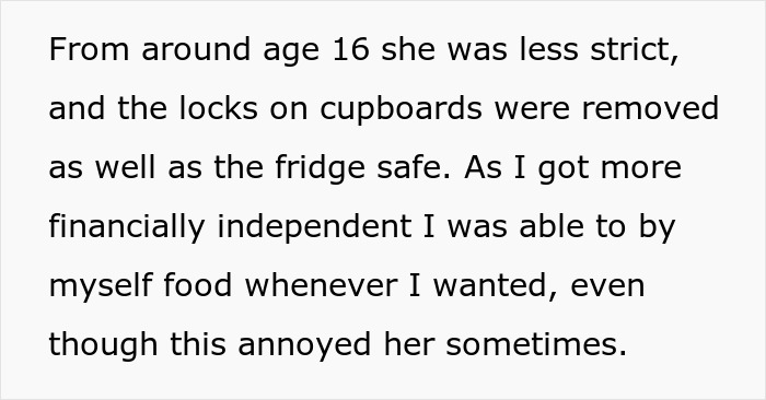 Woman Wants To Show Mom How Messed Up She Was With Her 'Food Rules' By Enforcing Them On Her Woman Wants To Show Mom How Messed Up She Was With Her 'Food Rules' By Enforcing Them On Her