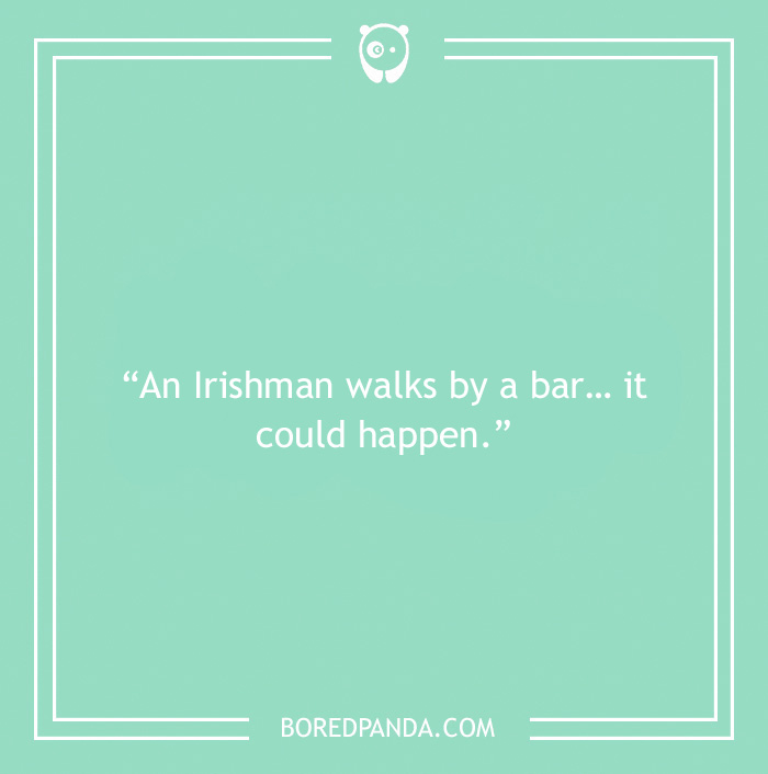 Bar joke about Irishman walking in the bar 