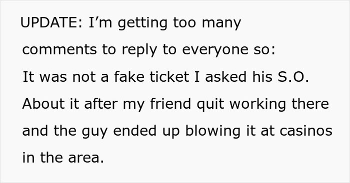 Woman Furious That Friend Received Scratchcard As A Tip But Returned It, Despite It Winning $50k Woman Furious That Friend Received Scratchcard As A Tip But Returned It, Despite It Winning $50k