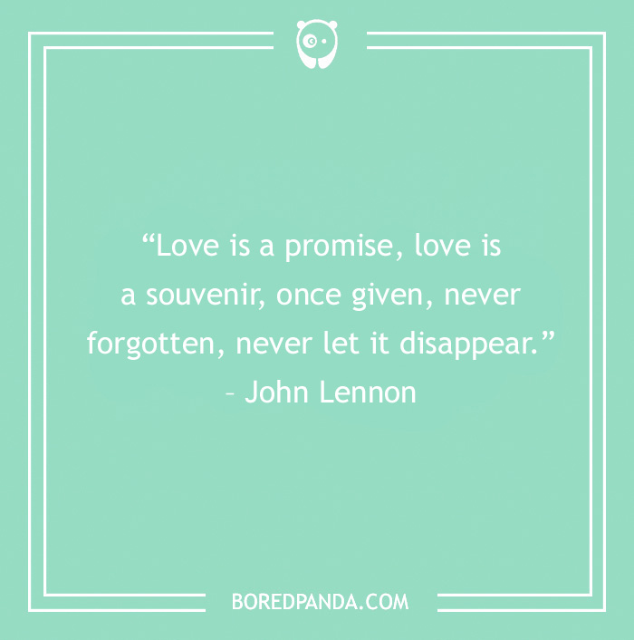 John Lennon quote about love