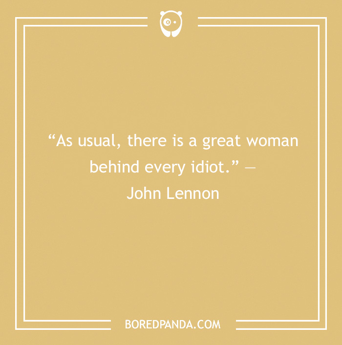 John Lennon quote about womans
