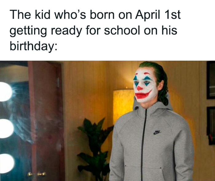 Funny April 1st Joker birthday meme 