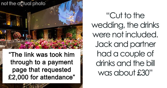 Guy Contributes $2.4K To His Buddy’s Wedding, But Doesn’t Even Get Free Drinks