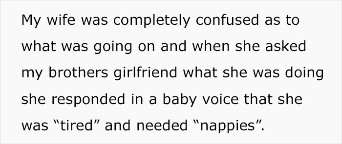 Mom Shares Horrifying Story About Brother-In-Law's GF Who Thinks She's Their 3 Y.O.