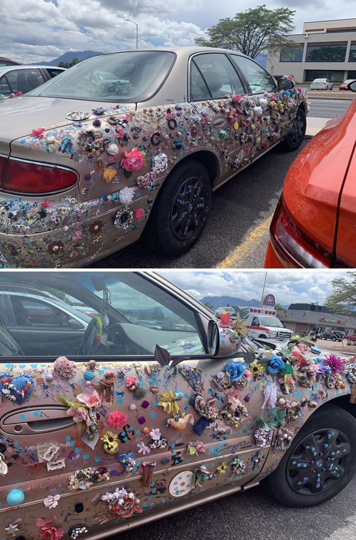How Do You Even Wash A Car That's "Decorated" Like This?