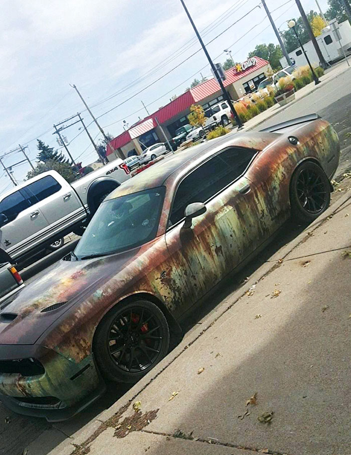 My Girlfriend Found This Wrapped Car