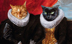 This Artist Swaps People In Classical Paintings With Cats (38 New Pics)