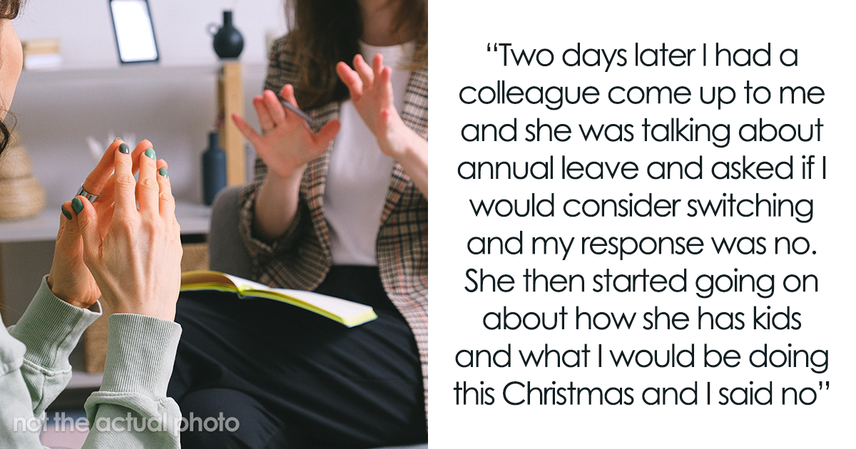 Internet Turns On Woman Who Refused To Swap Christmas Leave With Mom For No Reason - Vimarsana News