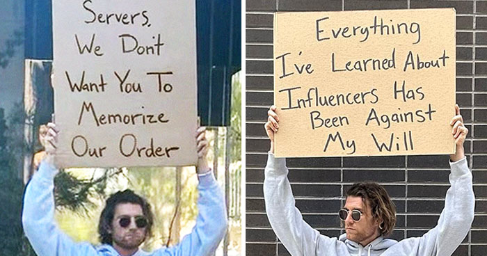 50 Times “Dude With Sign” Did Everyone A Public Service And Protested Everyday Annoying Things (New Pics)