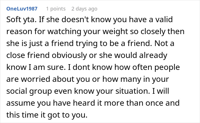 Woman Leaves Dinner Embarrassed After Pushing An ED Diagnosis On A Woman Who Was Not Having It Woman Leaves Dinner Embarrassed After Pushing An ED Diagnosis On A Woman Who Was Not Having It