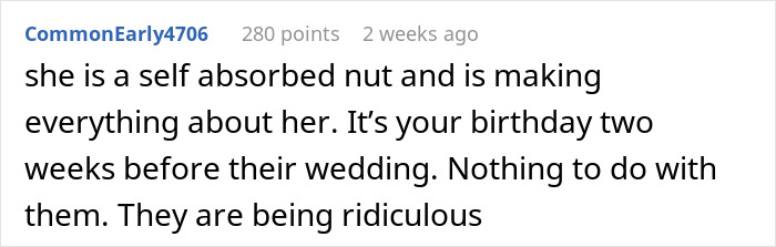 Woman Wears A White Dress For Her Birthday, Enrages Future SIL Whose Wedding Is In Two Weeks Woman Wears A White Dress For Her Birthday, Enrages Future SIL Whose Wedding Is In Two Weeks