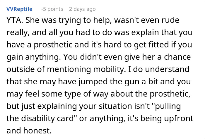 Woman Leaves Dinner Embarrassed After Pushing An ED Diagnosis On A Woman Who Was Not Having It Woman Leaves Dinner Embarrassed After Pushing An ED Diagnosis On A Woman Who Was Not Having It