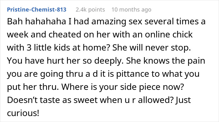 Cheating Husband Gets Caught, Wife Proposes Open Marriage And Now He "Lives In Agony" Every Day Cheating Husband Gets Caught, Wife Proposes Open Marriage And Now He "Lives In Agony" Every Day