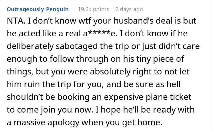 Guy Has One Job Before A Vacation With Wife, She Ditches Him When He Fails To Do It Guy Has One Job Before A Vacation With Wife, She Ditches Him When He Fails To Do It